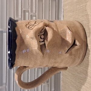 Ugly Mug Stoneware Pottery 3D Funny Face Mug Made In Punta Gorda Florida